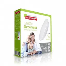 Світильник Eurolamp LED NEW 14W 4000K накладний матовий круглий (LED-NLR-14/4(F)new)  - мініатюра 2