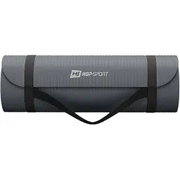 Коврик для йоги Hop-Sport HS-NB015GM NBR 1,5см графітовий - мініатюра 6