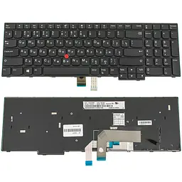Клавіатура для ноутбука LENOVO (ThinkPad: E570 E575) rus чорний