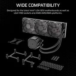 СВО Corsair NAUTILUS 360 RS Black (CW-9060089-WW) - мініатюра 13