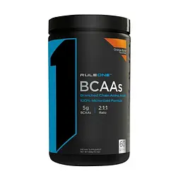 Амінокислота BCAA BCAA, 60 порцій Апельсин (444 грам) Rule 1 fit0019886