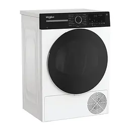 Whirlpool Сушильна машина Whirlpool тепловий насос, 8кг, A++, 54,5см, дисплей, люк чорний, білий - мініатюра 2
