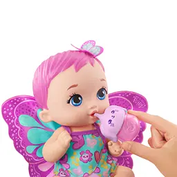 Пупс My garden baby Рожеві крильця з бутилочкою (GYP10) - мініатюра 4