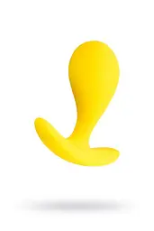 Анальна пробка ToDo Anal Plug Blob 5.5 см (жовтий) - мініатюра 3