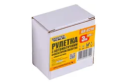 Вимірювальна рулетка MasterTool 3 м x 16 мм автостоп - мініатюра 2