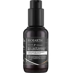 Ламинировочная сыворотка для блеска волос Bioearth Glossy Hair Lamination Serum 100 мл