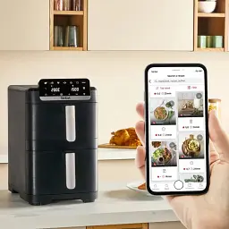 Мультипіч (аерофритюрниця) Tefal Easy Fry Crispy Stack EY7528E0 Black UA - мініатюра 7