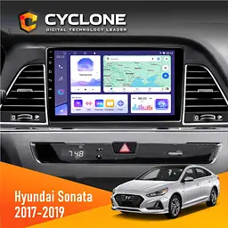 Штатна магнітола Hyundai Sonata 2017-2019 CAN Cyclone C9-011 4x64, DSP Cyclone (НФ-00007031)