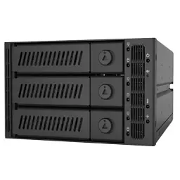 Бекплейн Chieftec 2x5.25" -> 3x3.5" HDDs Hot-Swap Metal (CMR-2131SAS) - мініатюра 2