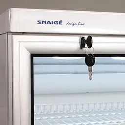 Холодильна шафа-вітрина Snaige CD290-1004 145x60x60 290 л автоматичне розморожування 6 полиці білий (CD290-1004) - мініатюра 3