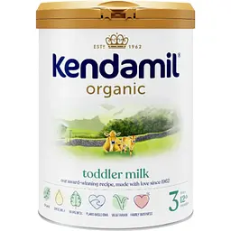 Органічна суха молочна суміш Kendamil Organic 3 12-36 міс. 1.6 кг (2 шт. х 800 г) - мініатюра 2
