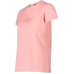 Футболка CMP Women's Stretch Cotton T-Shirt with Logo Peach Pink XS (1097-32D8066P-B504 36) - мініатюра 2