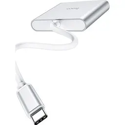 Концентратор HOCO USB-C to USB3.0+HDMI+PD HB14 Silver (6931474725790) - мініатюра 5
