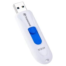 USB флеш накопичувач Transcend 512GB JetFlash 790 White USB 3.1 (TS512GJF790W) - мініатюра 4