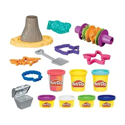 Набір для творчості Hasbro Play-Doh Вулканічна пригода зі скарбами (F8789) - мініатюра 7