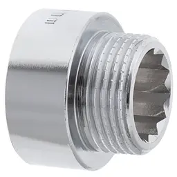 Подовжувач Koer 3/4" -15мм (хром) Kf.E08-15.Chr KF0105 - мініатюра 2