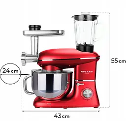 Кухонний комбайн 3в1 Mozano професійний Kitchen Machine 2300 Вт - мініатюра 3