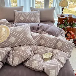 Постільна білизна євро муслін Colorful Home Ptint 4 20317 200х230 см