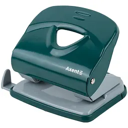 Діркопробивач Axent Exakt-2 Earth colors металевий 30 аркушів зелений (3930-30-A)