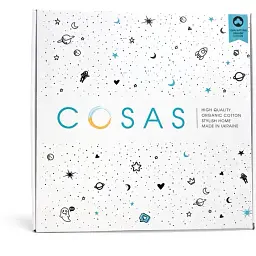 Комплект постільної білизни дитячий Cosas Grey Crown 110 х 140 см (CrownG_zig_140) - мініатюра 6
