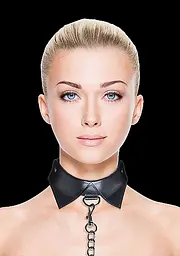 Нашийник з повідцем Ouch! Exclusive Collar Leash (чорний) - мініатюра 3