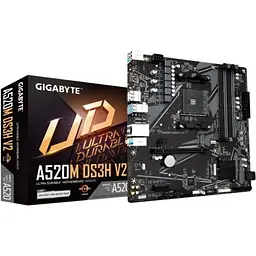 Материнська плата Gigabyte A520M DS3H V2 Socket AM4 - мініатюра 2