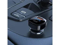 Автомобільний зарядний пристрій Acefast B6 Fast Charge Car Charger 63 W Black (AFB6B) - мініатюра 3