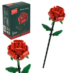 Конструктор Sembo Block Florist декоративна модель червона троянда (601280A)