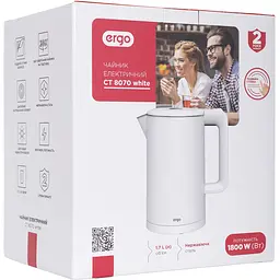 Електрочайник Ergo CT 8070 білий 1.7 л (CT 8070) - мініатюра 10