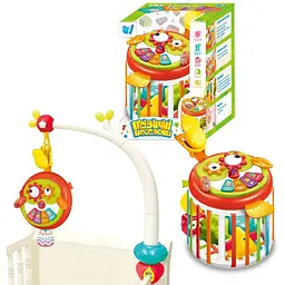 Логічна гра сортер-мобіль WToys Музичні веселощі 76575 Різнокольоровий
