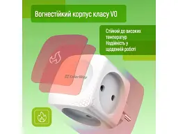 Мережевий розгалужувач ColorWay White (CW-CHE4W) - мініатюра 9