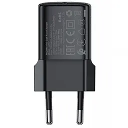 МЗП Acefast A117 mini PD20W GaN (1USB-C) + кабель Type-C to Lightning Black - мініатюра 4