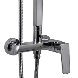 Душова система TOPAZ LEXI TL 21105-H57 хромована для ванної кімнати з верхньою лійкою та змішувачем - мініатюра 5