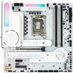 Материнська плата Maxsun LGA1700, iCraft B760M CROSS, B760, 4xDDR5, Int.Video(CPU), 4xSATA3, 1xPCI-E 16x 5.0, 1xPCI-E 4x 3.0, 1xPCI-E 1x, 3xM.2 4.0, RTL8125B, 4xUSB3.2/4xUSB2.0, 1xUSB TypeC 3.2, DP/HDMI, WiFi 6E+BT5.3, 14phase, ARGB,MicroATX(MS-iCraft B760M CROSS