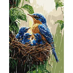 Картина за номерами "Весняний дощ" art_selena_ua KHO6741, 30х40 см