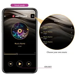 Вібратор Pretty Love Klay 9.6 см фіолетовий - мініатюра 8