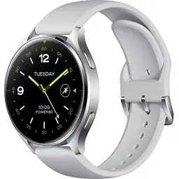 Smart Watch Xiaomi Watch 2 Silver Case With Gray Strap (BHR8034GL) UA - мініатюра 2