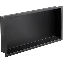 Полиця у ванну Mixxus Premium Niche-0102 Black MI6680, Чорний