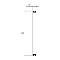 Лампочка Eurolamp T8 скло 18W 4000K (LED-T8-18W/4000(OS)) - мініатюра 3