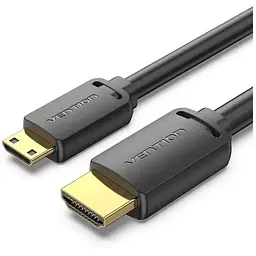 Кабель мультимедійний HDMI M to HDMI mini M 1.5m V2.0 4K60Hz VENTION (AGHBG)