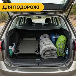 Розкладне крісло ліжко з оксамитовим матрацом LEOBRO Grey (LB-FCB-G4-GRY) - мініатюра 5