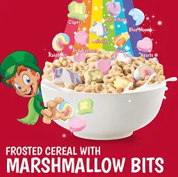 Сухий сніданок General Mills Lucky Charms Jumbo Unicorns with Marshmallows Family Size 527г - мініатюра 2