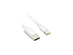 Кабель ATCOM USB2.0 Type-C/Lightning 0.8м White (A15277)