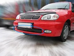 Зимова Накладка На Daewoo Lanos Бампер FLY Глянець - мініатюра 3