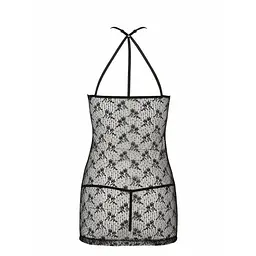 Напівпрозора сорочка Passion AZALIA CHEMISE L/XL, black - мініатюра 6