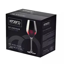 Набір келихів для червоного вина Krosno Splendour, скло, 300 мл, 6 шт. (787404) - мініатюра 3