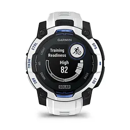 Смарт-годинник Garmin Instinct 3 45mm Solar Whitestone with Whitestone/Bolt Blue Silicone Band (010-02934-03) - мініатюра 7