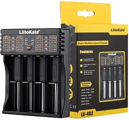 Зарядний пристрій Liitokala Lii-402 на 4 слота (для Ni-MH, Ni-CD, Li-Ion, LiFePO4) - мініатюра 5