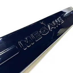 Зимова Накладка на решітку радіатора Renault Megane III 2008-202 Глянець Voron Glass - мініатюра 2