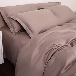Постільна білизна MirSon Tencel №08 Beige 175х210 двоспальний (2200009637148) - мініатюра 2